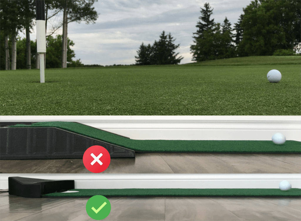 Reputt Standard Mat Reputt | No-Ramp Golf Ball Return for Realistic Practice – REPUTT